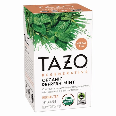 Tazo Tea Bags, Organic Refresh Mint, 96PK 10794522003508